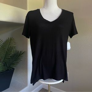Caslon Black Heathered Oversized Tee